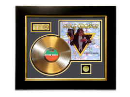 LIMITED EDITION GOLD LP 'ALICE COOPER - WELCOME TO MY NIGHTMARE' CUSTOM FRAME