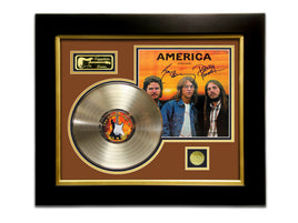 LIMITED EDITION GOLD LP 'AMERICA - HOMECOMING - SIGNATURE SERIES' CUSTOM FRAME