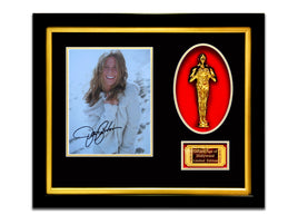 LIMITED EDITION 'JENNIFER ANISTON - SIGNATURE SERIES - GOLD OSCAR' CUSTOM FRAME