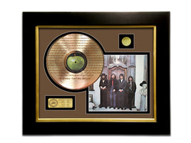 LIMITED EDITION ETCHED GOLD LP 'THE BEATLES - BEATLES AGAIN' CUSTOM FRAME
