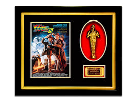 LIMITED EDITION 'BACK TO THE FUTURE 3 - GOLD OSCAR' CUSTOM FRAME