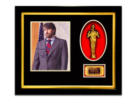 LIMITED EDITION 'BEN AFFLECK - SIGNATURE SERIES - GOLD OSCAR' CUSTOM FRAME