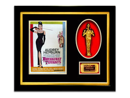 LIMITED EDITION 'BREAKFAST AT TIFFANY'S - GOLD OSCAR' CUSTOM FRAME