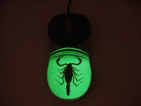 AUTHENTIC 'GOLDEN SCORPION - GLOW IN THE DARK' WIRED COMPUTER MOUSE