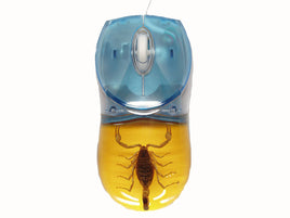 AUTHENTIC 'GOLDEN SCORPION - YELLOW' WIRED COMPUTER MOUSE