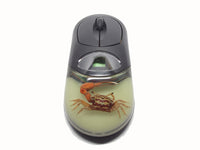 AUTHENTIC 'FIDDLER CRAB - GLOW IN THE DARK' WIRELESS COMPUTER MOUSE