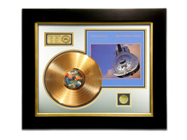 LIMITED EDITION GOLD LP 'DIRE STRAITS - BROTHERS IN ARMS' CUSTOM FRAME