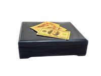 GOLD PLAYING CARDS DOUBLE DECK US $100 BILL POKER / BLACKJACK 'HIGH ROLLER-24K FOIL PURE GOLD'