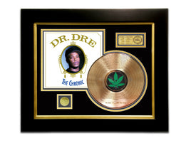 LIMITED EDITION ETCHED GOLD LP 'DR. DRE - THE CHRONIC' CUSTOM FRAME