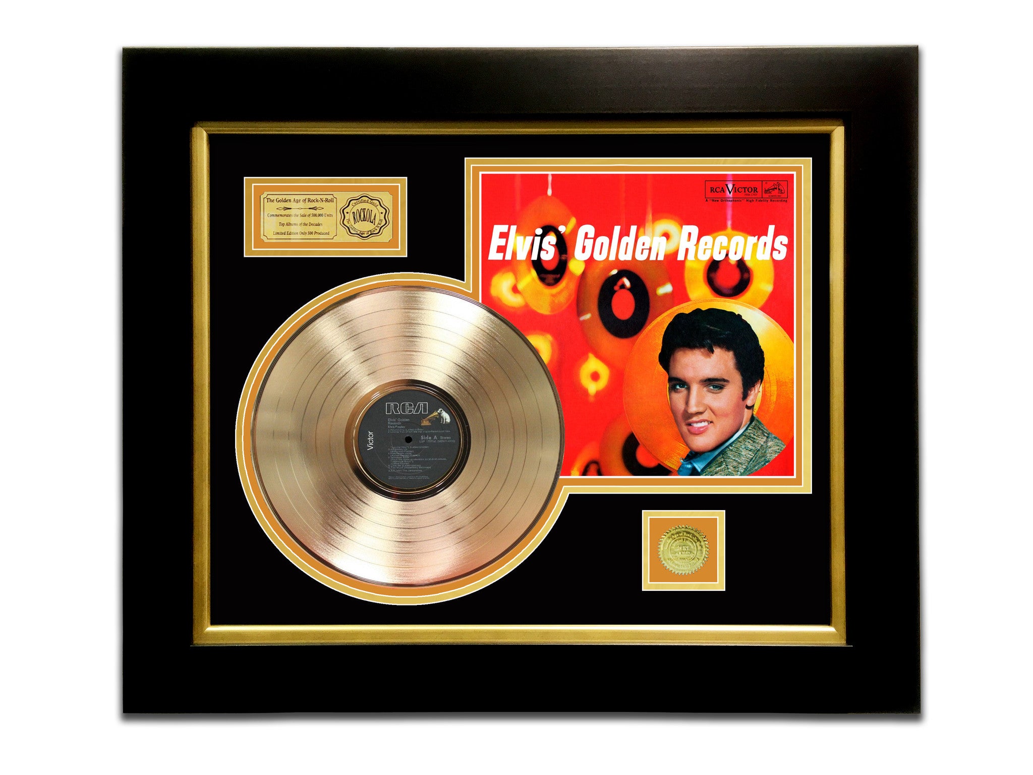 LIMITED EDITION GOLD LP 'ELVIS PRESLEY - ELVIS' GOLD RECORDS