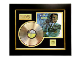 LIMITED EDITION GOLD LP 'FRANK SINATRA - SEPTEMBER OF MY YEARS' CUSTOM FRAME