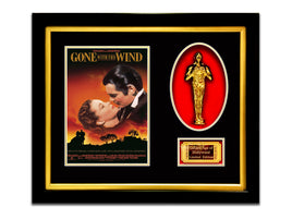 LIMITED EDITION 'GONE WITH THE WIND - GOLD OSCAR' CUSTOM FRAME