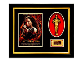 LIMITED EDITION 'HUNGER GAMES CATCHING FIRE - GOLD OSCAR' CUSTOM FRAME