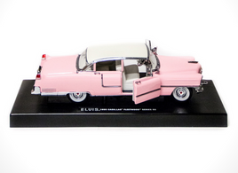 LIMITED EDITION 'ELVIS PRESLEY-1955 PINK CADILLAC FLEETWOOD' DIE-CAST CAR