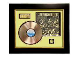 LIMITED EDITION GOLD LP 'JETHRO TULL - STAND UP' CUSTOM FRAME