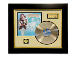 LIMITED EDITION GOLD LP 'JIMMY BUFFET - SOMEWHERE OVER CHINA' CUSTOM FRAME