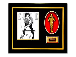 LIMITED EDITION 'KRISTEN STEWART - SIGNATURE SERIES - GOLD OSCAR' CUSTOM FRAME