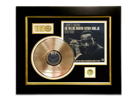 LIMITED EDITION ETCHED GOLD LP 'MARTIN LUTHER KING JR.' CUSTOM FRAME