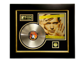 LIMITED EDITION GOLD LP 'MICHAEL BUBLE - CRAZY LOVE - SIGNATURE SERIES' CUSTOM FRAME