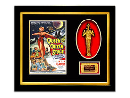 LIMITED EDITION 'QUEEN OF OUTER SPACE - GOLD OSCAR' CUSTOM FRAME