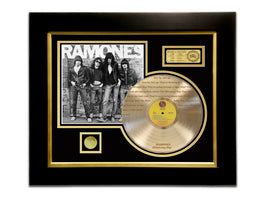 LIMITED EDITION GOLD LP 'RAMONES' CUSTOM FRAME
