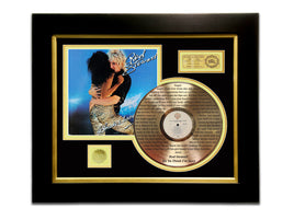LIMITED EDITION ETCHED GOLD LP 'ROD STEWART - BLONDS HAVE MORE FUN' CUSTOM FRAME