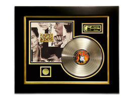 LIMITED EDITION GOLD LP 'SIMPLE MINDS - ONCE UPON A TIME - SIGNATURE SERIES' CUSTOM FRAME