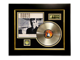 LIMITED EDITION GOLD LP 'STING - DREAM OF THE BLUE TURTLES - SIGNATURE SERIES' CUSTOM FRAME