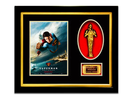 LIMITED EDITION 'SUPERMAN RETURNS - GOLD OSCAR' CUSTOM FRAME