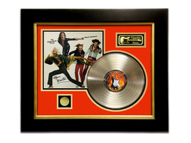 LIMITED EDITION GOLD LP 'THE EDGAR WINTER GROUP  - SHOCK TREATMENT - SIGNATURE SERIES' CUSTOM FRAME