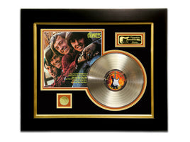 LIMITED EDITION GOLD LP 'THE MONKEES - SIGNATURE SERIES' CUSTOM FRAME