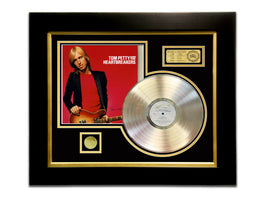 LIMITED EDITION GOLD LP 'TOM PETTY & THE HEARTBREAKER - DAMN THE TORPEDOES' CUSTOM FRAME