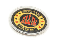 24K GOLD PLATED 'ULTIMATE POKER BET-POKER CHIP CARD GUARD'