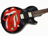 HANDMADE 'THE ROLLING STONES - RED TONGUE' MINI GUITAR