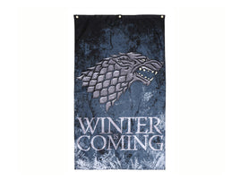 'GAME OF THRONES - HOUSE STARK - WINTER IS COMING' BANNER
