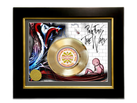 LIMITED EDITION GOLD 45 'PINK FLOYD - THE WALL' CUSTOM FRAME
