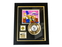 LIMITED EDITION GOLD 45 'THE SIMPSONS' CUSTOM FRAME